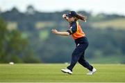 3 August 2020; Maria Kerrison of Scorchers field the ball during the Women's Super Series match between Typhoons and Scorchers at Oak Hill Cricket Ground in Kilbride, Wicklow. Photo by Seb Daly/Sportsfile