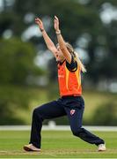 3 August 2020; Gaby Lewis of Scorchers appeals for an lbw during the Women's Super Series match between Typhoons and Scorchers at Oak Hill Cricket Ground in Kilbride, Wicklow. Photo by Seb Daly/Sportsfile