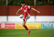 3 August 2020; Shane Griffin of St Patrick's Athletic during the SSE Airtricity League Premier Division match between St Patrick's Athletic and Derry City at Richmond Park in Dublin. Photo by Stephen McCarthy/Sportsfile