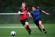 6 August 2020; Robyn Bolger, left, and Annmarie Byrne during a Bohemians women's team training session at Oscar Traynor Centre in Coolock, Dublin. Photo by Ramsey Cardy/Sportsfile
