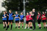 6 August 2020; Chloe Darby and her team-mates during a Bohemians women's team training session at Oscar Traynor Centre in Coolock, Dublin. Photo by Ramsey Cardy/Sportsfile