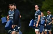 4 August 2020; Devin Toner during Leinster Rugby squad training at UCD in Dublin. Professional rugby continues its return in a phased manner, having been suspended since March due to the ongoing Coronavirus restrictions. Having had zero positive results from the latest round of PCR testing, the Leinster Rugby players and staff have been cleared to enter the next phase of their return to rugby today which includes a graduated return to contact training. Photo by Ramsey Cardy/Sportsfile
