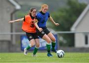4 August 2020; Shauna Brennan, right, and Aoife Horgan during Republic of Ireland Women's Under-17 Training Camp at Tramore AFC in Waterford. Photo by Piaras Ó Mídheach/Sportsfile