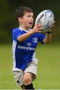 5 August 2020; Sean McCann, age 6, during the Bank of Ireland Leinster Rugby Summer Camp at Newbridge in Kildare. Photo by Matt Browne/Sportsfile
