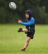 5 August 2020; Fionn Clandillion in action during the Bank of Ireland Leinster Rugby Summer Camp at Newbridge in Kildare. Photo by Matt Browne/Sportsfile