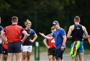 5 August 2020; Coach Joe Carbery during the Leinster U18 Youths Training at Terenure RFC at Lakelands Park in Dublin. Photo by Harry Murphy/Sportsfile