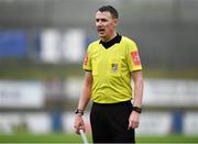 4 August 2020; Referee Damien MacGraith during the SSE Airtricity League Premier Division match between Finn Harps and Shelbourne at Finn Park in Ballybofey, Donegal.  Photo by Harry Murphy/Sportsfile