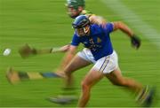 1 August 2020; Calvin Healy of Glen Rovers contests possession with Robert O'Mahony of St. Finbarrs during the Cork County Senior Hurling Championship Group C Round 1 match between Glen Rovers and St. Finbarrs at Páirc Uí Chaoimh in Cork. GAA matches continue to take place in front of a limited number of people due to the ongoing Coronavirus restrictions. Photo by Brendan Moran/Sportsfile