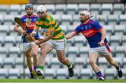 1 August 2020; Kevin O'Keeffe of Blackrock in action against Cian O'Connor of Erin's Own during the Cork County Senior Hurling Championship Group B Round 1 match between Blackrock and Erin's Own at Páirc Uí Rinn  in Cork. GAA matches continue to take place in front of a limited number of people due to the ongoing Coronavirus restrictions. Photo by Brendan Moran/Sportsfile