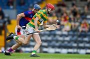 1 August 2020; Alan Connolly of Blackrock in action against Cormac Dooley of Erin's Own during the Cork County Senior Hurling Championship Group B Round 1 match between Blackrock and Erin's Own at Páirc Uí Rinn  in Cork. GAA matches continue to take place in front of a limited number of people due to the ongoing Coronavirus restrictions. Photo by Brendan Moran/Sportsfile