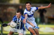 5 August 2020; Liam McGovern of St Vincent's in action against Kieran Kennedy of Ballyboden St Endas during the Dublin County Senior Football Championship Round 2 match between St Vincent's and Ballyboden St Endas at Pairc Naomh Uinsionn in Marino, Dublin. Photo by Stephen McCarthy/Sportsfile