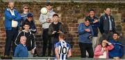 5 August 2020; Spectators watch the ball come towards them during the Dublin County Senior Football Championship Round 2 match between St Vincent's and Ballyboden St Endas at Pairc Naomh Uinsionn in Marino, Dublin. Photo by Stephen McCarthy/Sportsfile