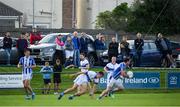 5 August 2020; Spectators watch on during the Dublin County Senior Football Championship Round 2 match between St Vincent's and Ballyboden St Endas at Pairc Naomh Uinsionn in Marino, Dublin. Photo by Stephen McCarthy/Sportsfile