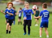 6 August 2020; Ross Byrne, age 7, in action during the Bank of Ireland Leinster Rugby Summer Camp in Boyne, Co. Meath. Photo by Matt Browne/Sportsfile