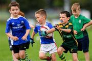 6 August 2020; Finnbar O'Sullivan, age 6, in action during the Bank of Ireland Leinster Rugby Summer Camp in Boyne, Co. Meath. Photo by Matt Browne/Sportsfile