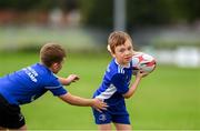 6 August 2020; Connor Baker and Evan Murphy in action during the Bank of Ireland Leinster Rugby Summer Camp in Boyne, Co. Meath. Photo by Matt Browne/Sportsfile