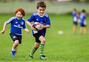 6 August 2020; Calliam Hickey, age 7, in action during the Bank of Ireland Leinster Rugby Summer Camp in Boyne, Co. Meath. Photo by Matt Browne/Sportsfile
