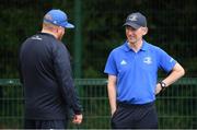 6 August 2020; Leinster team manager Steohen O'Hara with Leinster head coach Andy Skehan during the Leinster U18 Schools Training at Terenure RFC in Lakeland's Park in Dublin. Photo by Matt Browne/Sportsfile