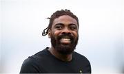 7 August 2020; Nathan Oduwa of Dundalk prior to the SSE Airtricity League Premier Division match between Bohemians and Dundalk at Dalymount Park in Dublin. Photo by Stephen McCarthy/Sportsfile
