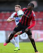 7 August 2020; Andre Wright of Bohemians and Andy Boyle of Dundalk during the SSE Airtricity League Premier Division match between Bohemians and Dundalk at Dalymount Park in Dublin. Photo by Stephen McCarthy/Sportsfile