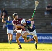 7 August 2020; Conor Mahoney of Glynn-Barntown in action against Ben Maddock of St Martin's during the Wexford County Senior Hurling Championship Quarter-Final match between St Martin's and Glynn-Barntown at Chadwicks Wexford Park in Wexford. Photo by Matt Browne/Sportsfile