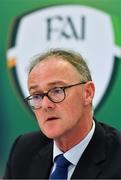 7 August 2020; FAI Independent Chairperson Roy Barrett during an FAI Press Conference following Special Meeting of FAI National Council at the Red Cow Moran's Hotel in Dublin. Photo by Brendan Moran/Sportsfile