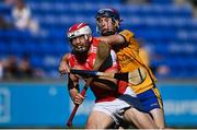 8 August 2020; Con O'Callaghan of Cuala in action against Fergal Breathnach of Na Fianna during the Dublin County Senior Hurling Championship Group 4 Round 3 match between Na Fianna and Cuala at Parnell Park in Dublin. Photo by David Fitzgerald/Sportsfile