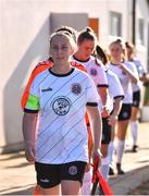 8 August 2020; Sinead O'Farrelly of Bohemians leads out her team ahead of the FAI Women's National League match between Wexford Youths and Bohemians at Ferrycarrig Park in Wexford. Photo by Sam Barnes/Sportsfile