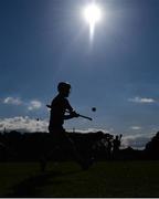 8 August 2020; Matthew Stapleton of Borris-Ileigh warms-up before the Tipperary County Senior Hurling Championship Group 4 Round 2 match between Borris-Ileigh and Burgess at McDonagh Park in Nenagh, Tipperary. Photo by Piaras Ó Mídheach/Sportsfile