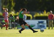 8 August 2020; Áine O’Gorman of Peamount United shoots to score her side's second goal during the FAI Women's National League match between Peamount United and Treaty United at PRL Park in Greenogue, Dublin. Photo by Seb Daly/Sportsfile