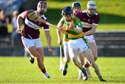 8 August 2020; Daire Hogan of Burgess in action against Shane Kenny, right, and Niall Kenny of Borris-Ileigh during the Tipperary County Senior Hurling Championship Group 4 Round 2 match between Borris-Ileigh and Burgess at McDonagh Park in Nenagh, Tipperary. Photo by Piaras Ó Mídheach/Sportsfile