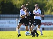 8 August 2020; Ciara Rossiter of Wexford Youths in action against Chloe Darby of Bohemians during the FAI Women's National League match between Wexford Youths and Bohemians at Ferrycarrig Park in Wexford. Photo by Sam Barnes/Sportsfile
