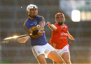 8 August 2020; Aaron Gillane of Patrickswell in action against Denis Moloney of Doon during the Limerick County Senior Hurling Championship Section A Group 1 Round 3 match between Doon and Patrickswell at LIT Gaelic Grounds in Limerick. Photo by Matt Browne/Sportsfile