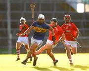 8 August 2020; Aaron Gillane of Patrickswell in action against Mikey O'Brien of Doon during the Limerick County Senior Hurling Championship Section A Group 1 Round 3 match between Doon and Patrickswell at LIT Gaelic Grounds in Limerick. Photo by Matt Browne/Sportsfile