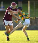 8 August 2020; Jerry Kelly of Borris-Ileigh in action against Daire Hogan of Burgess during the Tipperary County Senior Hurling Championship Group 4 Round 2 match between Borris-Ileigh and Burgess at McDonagh Park in Nenagh, Tipperary. Photo by Piaras Ó Mídheach/Sportsfile