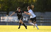 8 August 2020; Aisling Frawley of Wexford Youths in action against Sophie Watters of Bohemians during the FAI Women's National League match between Wexford Youths and Bohemians at Ferrycarrig Park in Wexford. Photo by Sam Barnes/Sportsfile