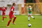 8 August 2020; Izzy Atkinson of Shelbourne during the FAI Women's National League match between Shelbourne and Cork City at Tolka Park in Dublin. Photo by Eóin Noonan/Sportsfile