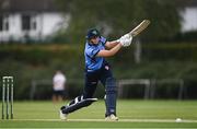 9 August 2020; Rebecca Stokell of Typhoons plays a shot during the Women's Super Series match between Scorchers and Typhoons at Pembroke Cricket Club in Park Avenue, Dublin. Photo by Sam Barnes/Sportsfile