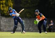 9 August 2020; Orla Prendergast of Typhoons plays a shot during the Women's Super Series match between Scorchers and Typhoons at Pembroke Cricket Club in Park Avenue, Dublin. Photo by Sam Barnes/Sportsfile