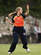 9 August 2020; Hannah Little of Scorchers fields the ball during the Women's Super Series match between Scorchers and Typhoons at Pembroke Cricket Club in Park Avenue, Dublin. Photo by Sam Barnes/Sportsfile