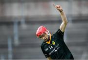 9 August 2020; Alan Connolly of Blackrock celebrates scoring his side's second goal during the Cork County Senior Hurling Championship Group B Round 2 match between Newtownshandrum and Blackrock at Mallow GAA Grounds in Mallow, Cork. Photo by Piaras Ó Mídheach/Sportsfile