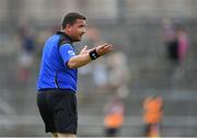 9 August 2020; Referee Colm Lyons during the Cork County Senior Hurling Championship Group B Round 2 match between Newtownshandrum and Blackrock at Mallow GAA Grounds in Mallow, Cork. Photo by Piaras Ó Mídheach/Sportsfile