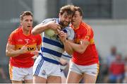 9 August 2020; Aidan O'Shea of Breaffy in action against Eoghan O'Reilly of Castlebar Mitchels during the Mayo County Senior Football Championship Group 1 Round 3 match between Castlebar Mitchels and Breaffy at Páirc Josie Munnelly in Castlebar, Mayo. Photo by Brendan Moran/Sportsfile