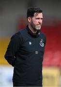 9 August 2020; Shamrock Rovers manager Stephen Bradley prior to the SSE Airtricity League Premier Division match between Derry City and Shamrock Rovers at Ryan McBride Brandywell Stadium in Derry. Photo by Stephen McCarthy/Sportsfile