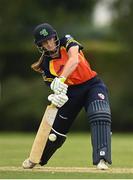 9 August 2020; Shauna Kavanagh of Scorchers plays a shot during the Women's Super Series match between Scorchers and Typhoons at Pembroke Cricket Club in Park Avenue, Dublin. Photo by Sam Barnes/Sportsfile
