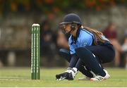 9 August 2020; Amy Hunter of Typhoons during the Women's Super Series match between Scorchers and Typhoons at Pembroke Cricket Club in Park Avenue, Dublin. Photo by Sam Barnes/Sportsfile