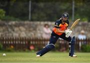 9 August 2020; Gaby Lewis of Scorchers plays a shot during the Women's Super Series match between Scorchers and Typhoons at Pembroke Cricket Club in Park Avenue, Dublin. Photo by Sam Barnes/Sportsfile