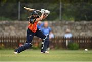 9 August 2020; Gaby Lewis of Scorchers plays a shot during the Women's Super Series match between Scorchers and Typhoons at Pembroke Cricket Club in Park Avenue, Dublin. Photo by Sam Barnes/Sportsfile