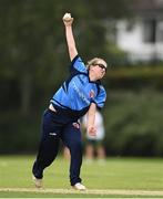 9 August 2020; Celeste Raack of Typhoons bowls during the Women's Super Series match between Scorchers and Typhoons at Pembroke Cricket Club in Park Avenue, Dublin. Photo by Sam Barnes/Sportsfile