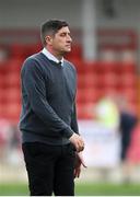 9 August 2020; Derry City manager Declan Devine following the SSE Airtricity League Premier Division match between Derry City and Shamrock Rovers at Ryan McBride Brandywell Stadium in Derry. Photo by Stephen McCarthy/Sportsfile
